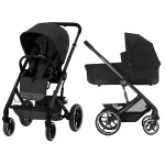 Otroški voziček Cybex 2v1 komplet Balios S Lux moon black