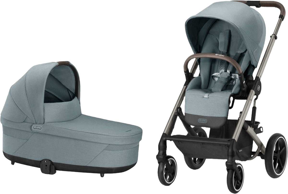 Otroški voziček Cybex 2v1 komplet Balios S Lux sky blue 8