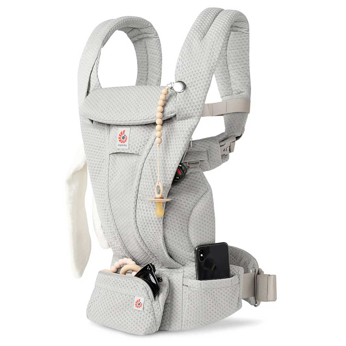 Nosilka Ergobaby Omni Deluxe Mesh Pearl Grey 3